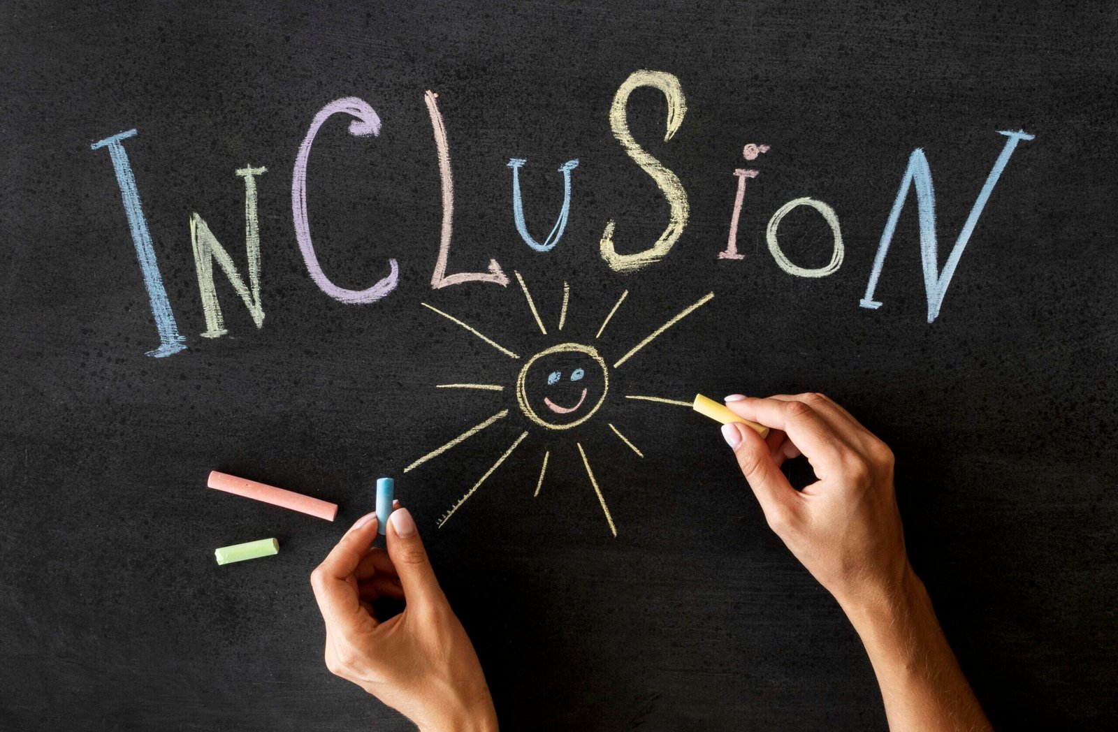 inclusion-word-written-chalk-drawn-sun
