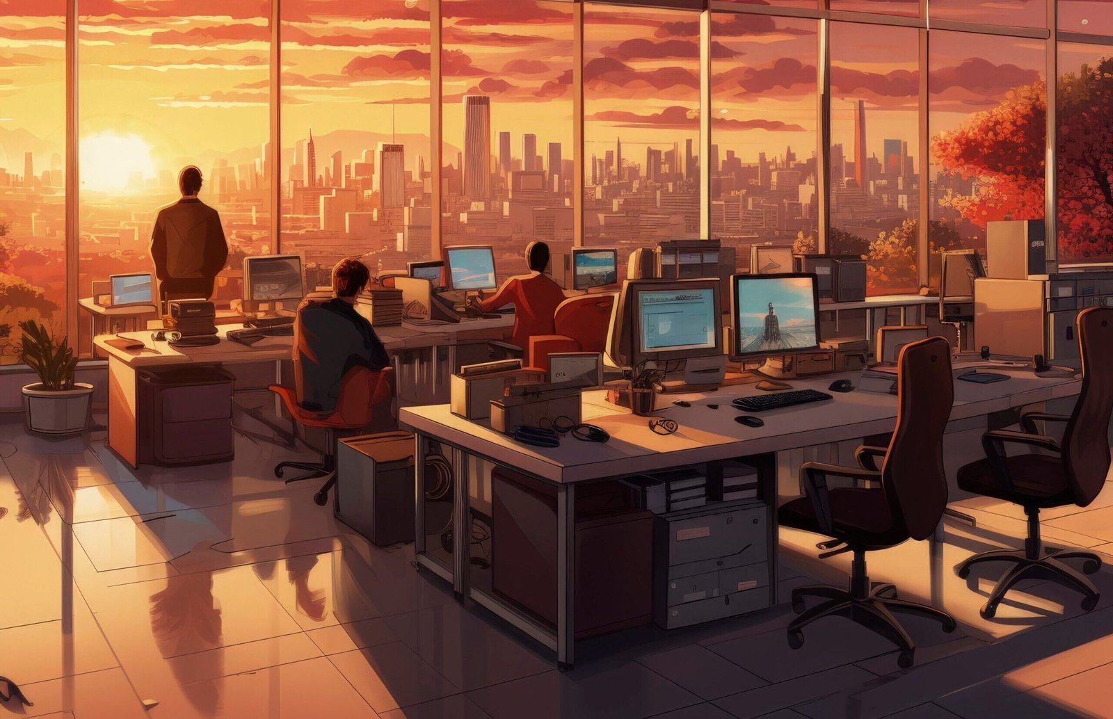 beautiful-office-space-cartoon-style